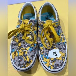 vans Itchy and Scratchy shoes women’s size 6.5